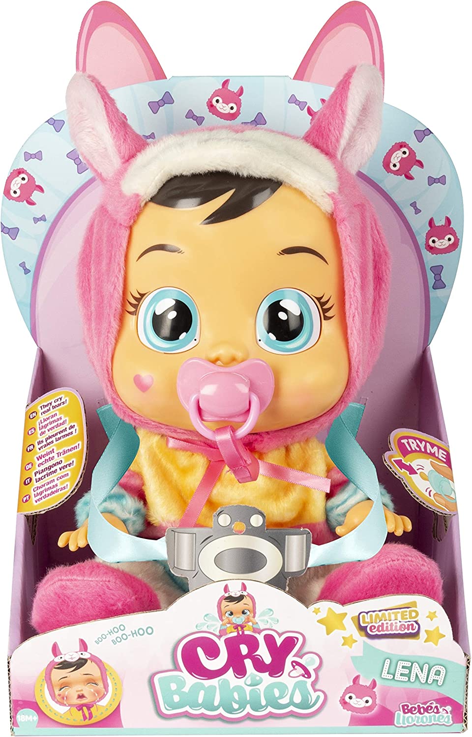 Bebés Llorones Lagrimas De Verdad Lena Pijama De Llama