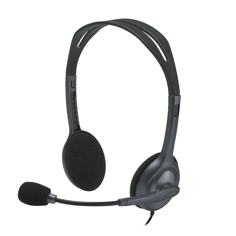 Diadema Logitech H111 Stereo C/microfono Gris 3.5 (981-000612)
