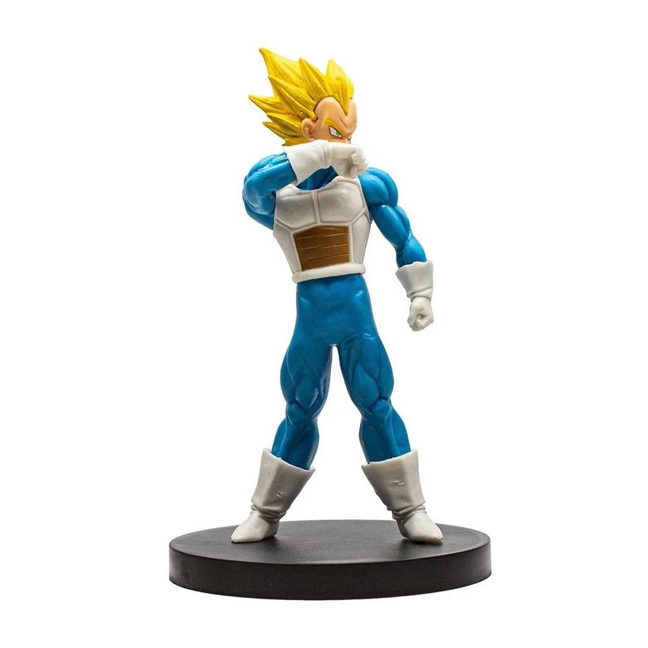 Juguete Muñeco Dragon Ball Z Vegeta Ssj Super Saiyajin Anime Con Caja