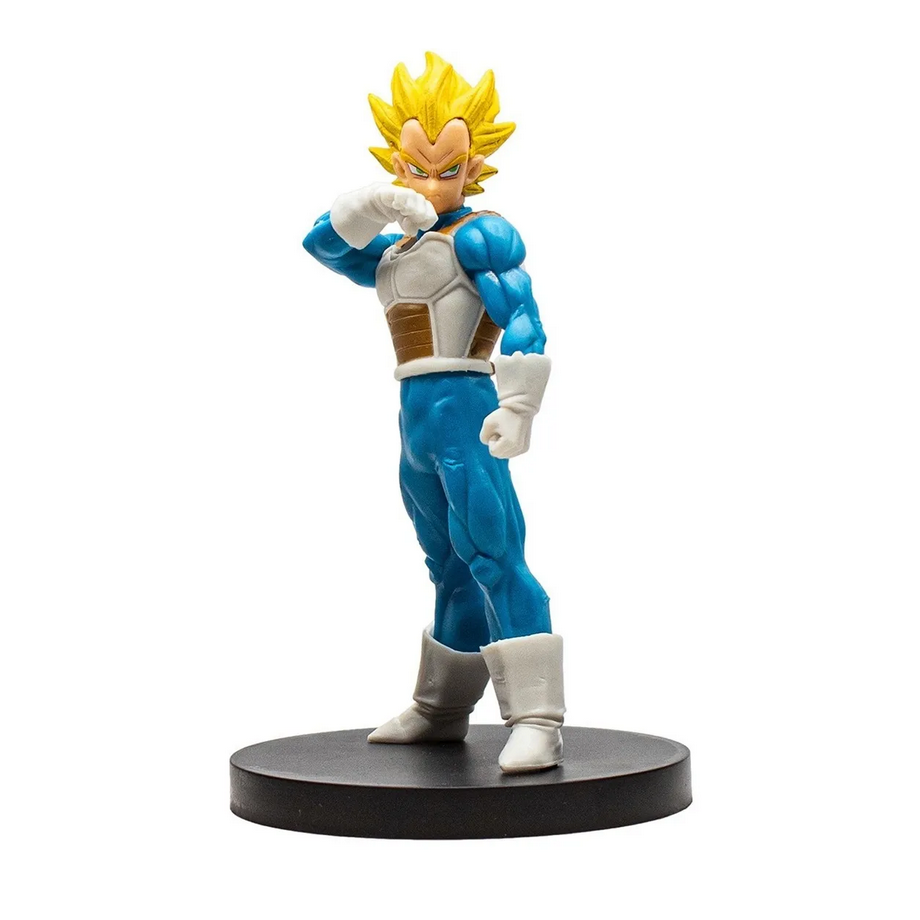 Juguete Muñeco Dragon Ball Z Vegeta Ssj Super Saiyajin Anime Con Caja