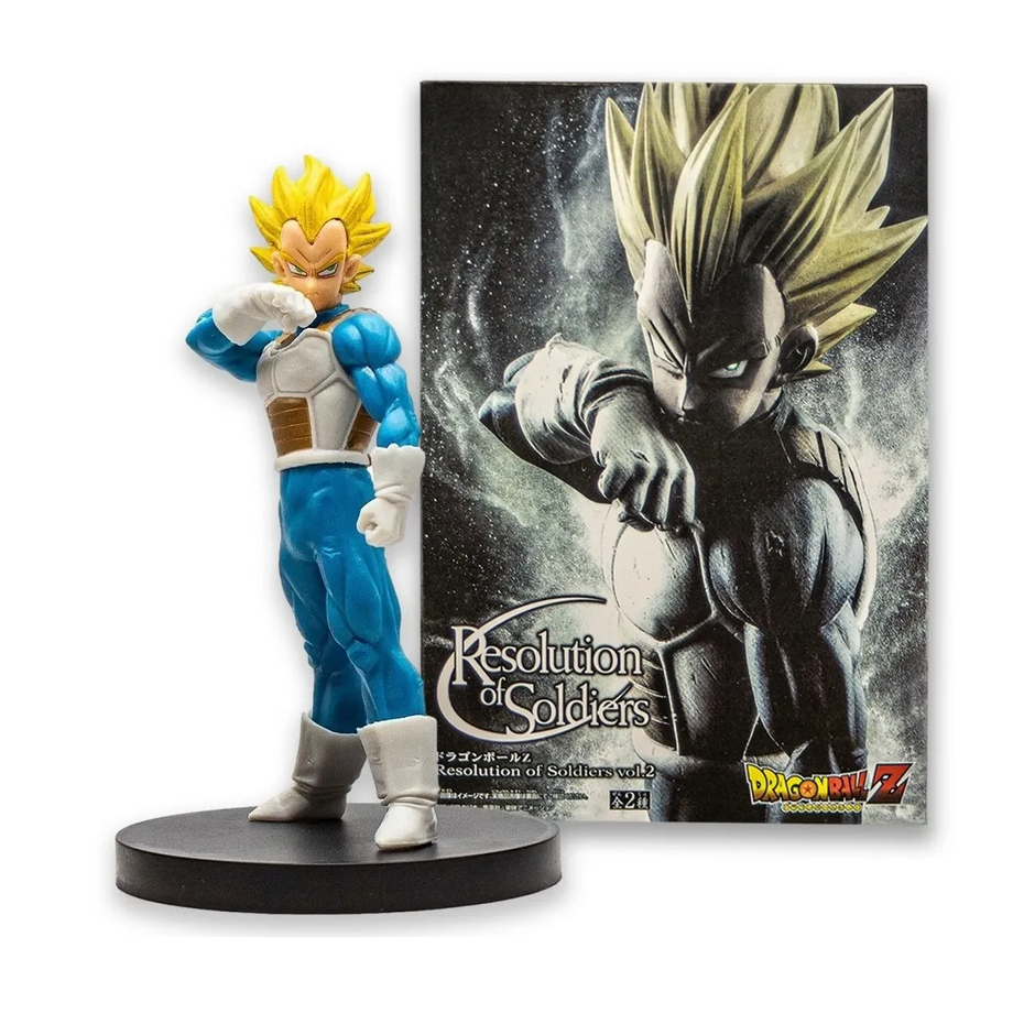 Juguete Muñeco Dragon Ball Z Vegeta Ssj Super Saiyajin Anime Con Caja