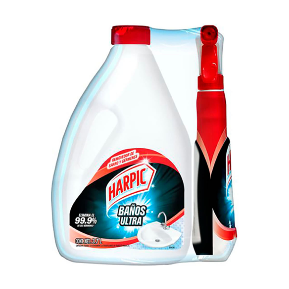 Líquido Limpiador para Baños Harpic Ultra, 3.7 L