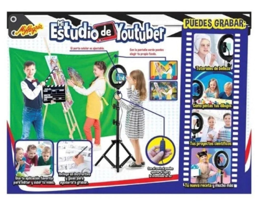 Mi Estudio De Youtuber Juguetes Mi Alegría