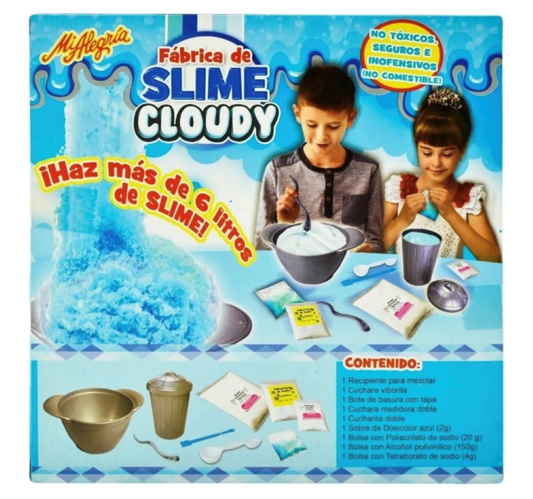 Fabrica De Slime Cloudy Slime Suave Y Colorido Mi Alegría