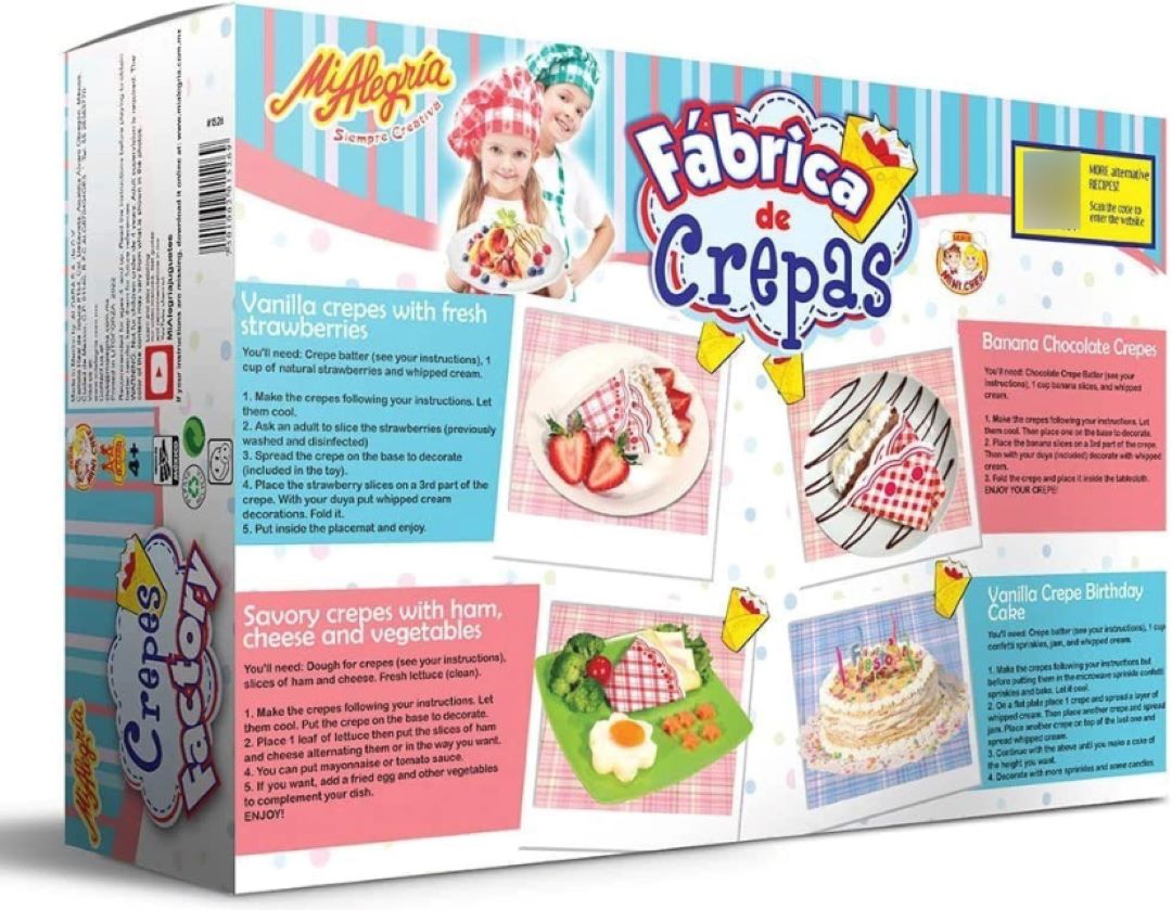 Fabrica De Mini Crepas Mi Alegria Para Niños