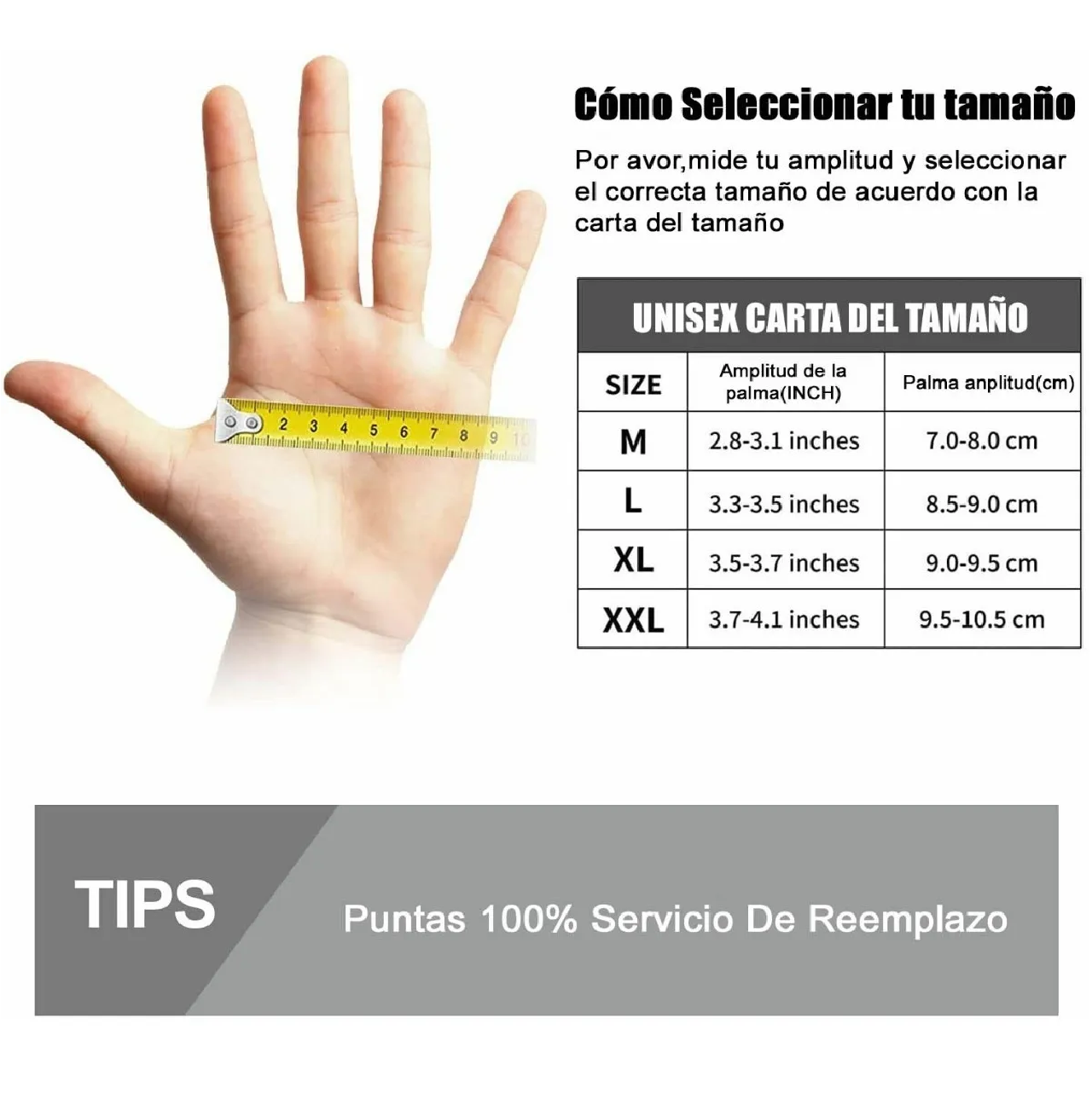 Guantes Proteccion Pantalla Táctil De Dedo Para Motocicleta Negro M