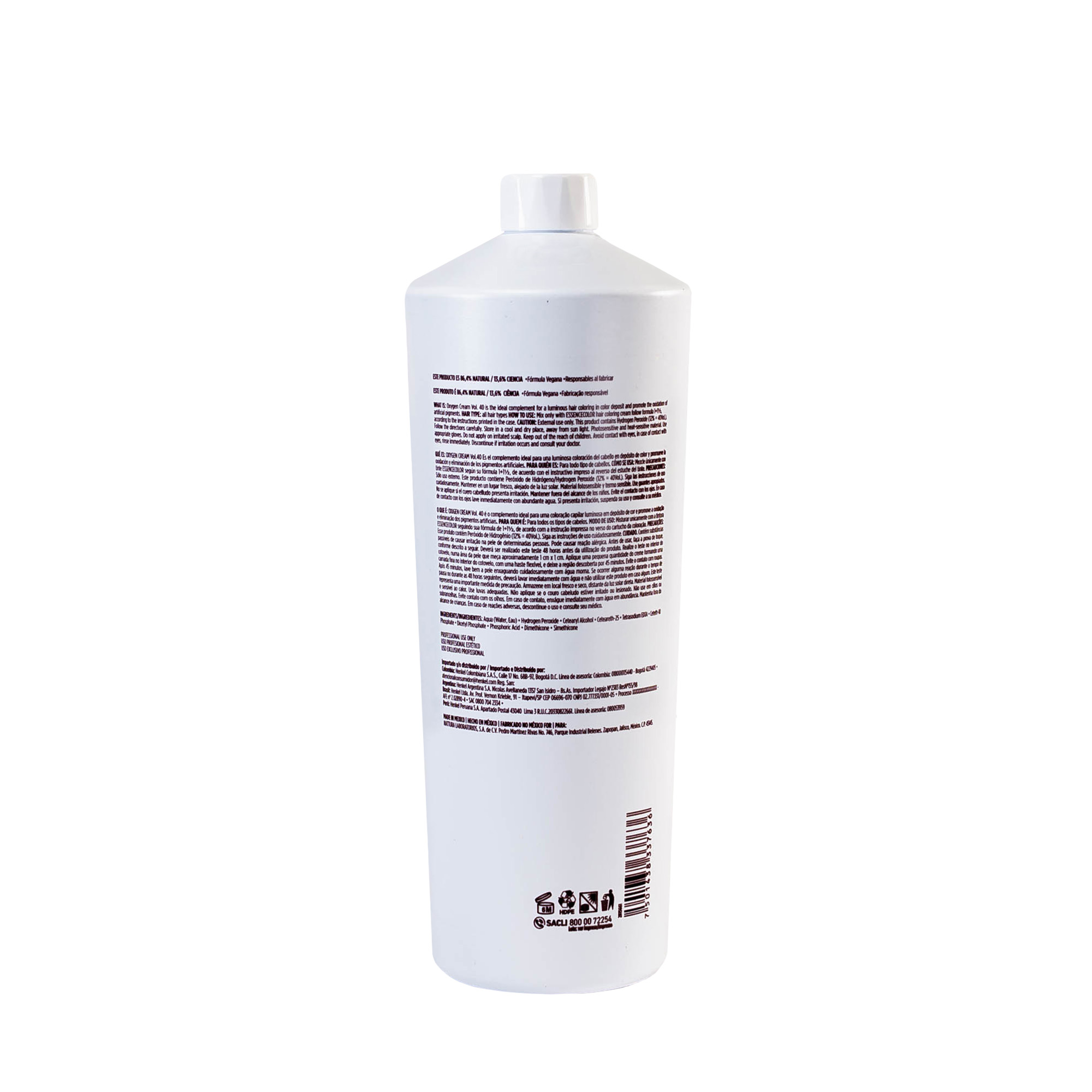 Oxygen 40 vol 1000ml