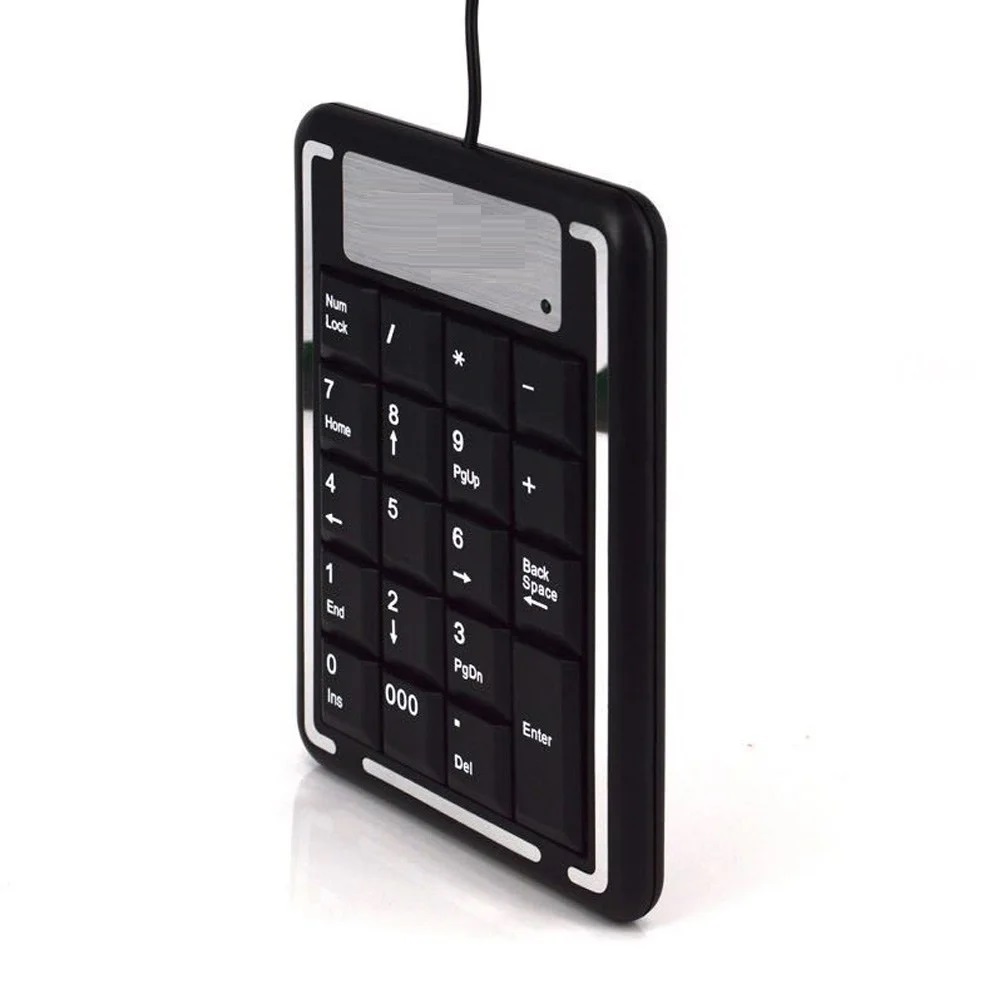 Mini Teclado Numérico Cable Con Usb 19 Teclas