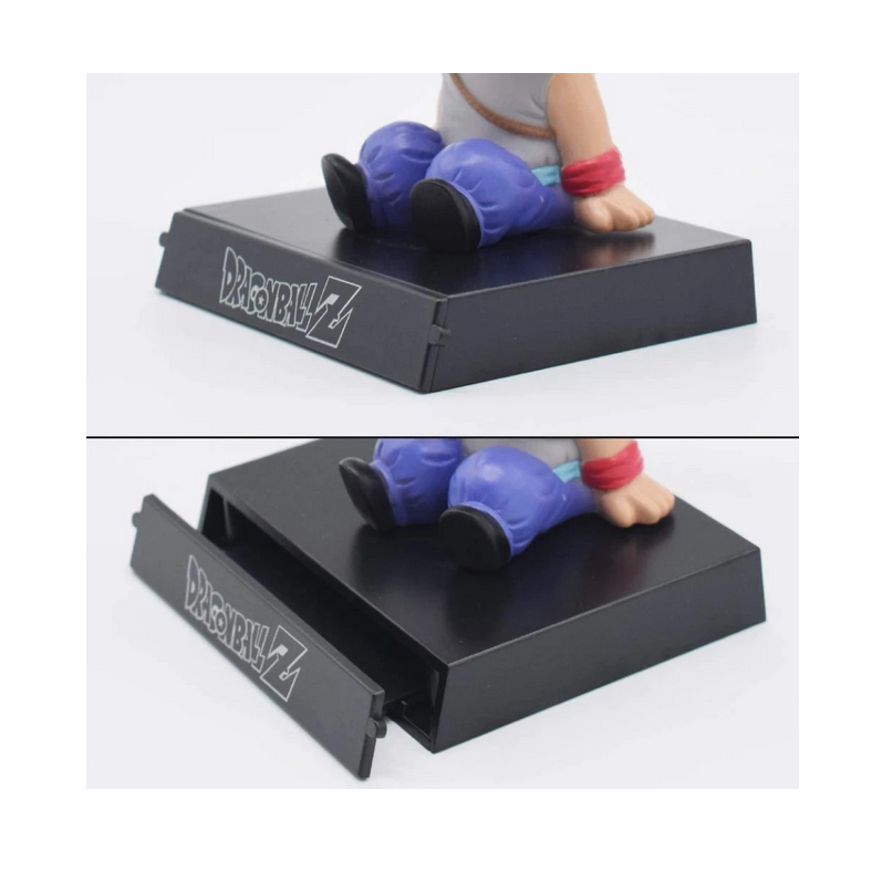 Soporte De Celular Goku Pequeño Azul Dragon Ball Z Shaking Head