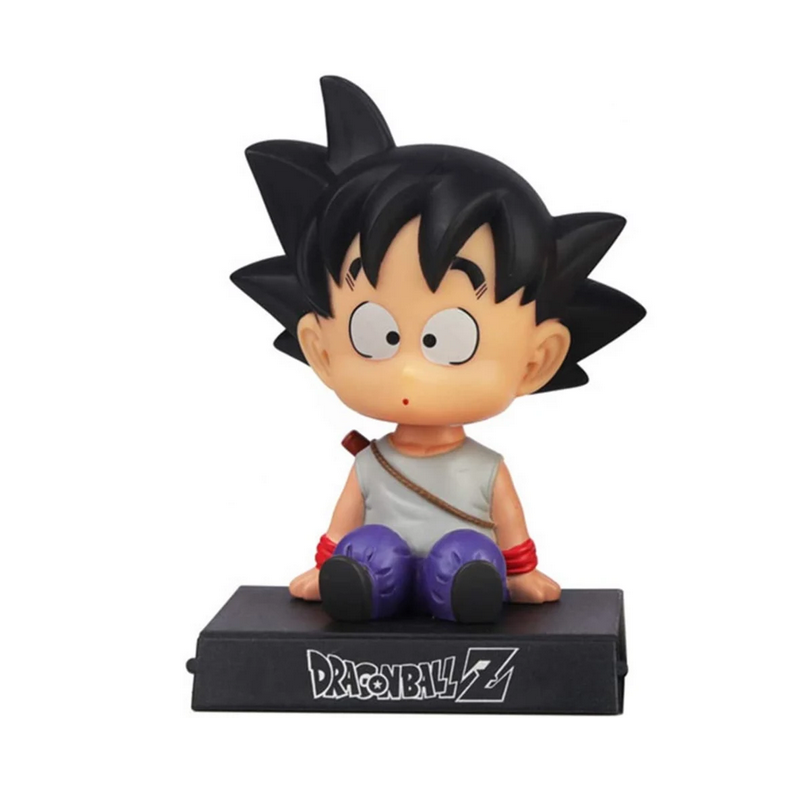 Soporte De Celular Goku Pequeño Azul Dragon Ball Z Shaking Head