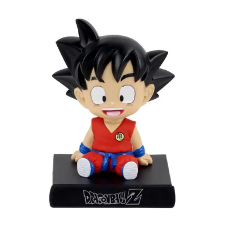 Soporte De Celular Goku Pequeño Rojo Dragon Ball Z Shaking Head