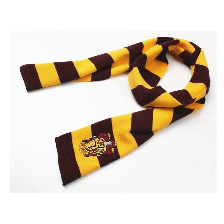 Bufanda Harry Potter Gryffindor Bordado Hogwarts 