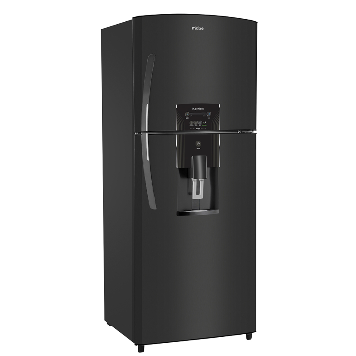Refrigerador Automático 300 L Black Stainless Steel Mabe - RMA300FZMRP0
