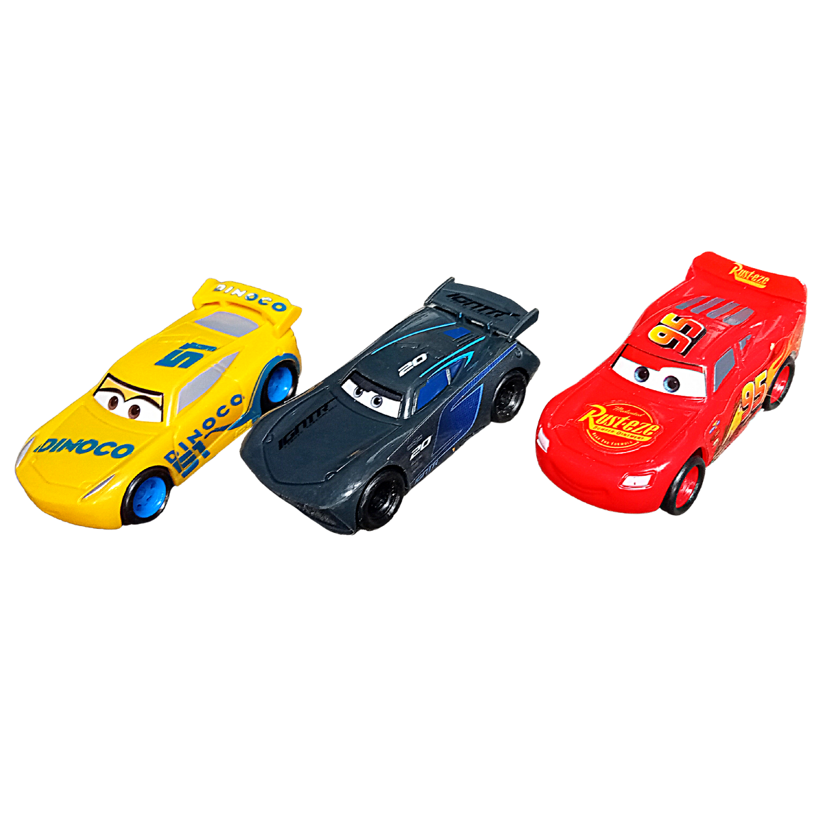 Taller De Servicio Pits 3 Autos Mcqueen,,jackson, Cruz Cars