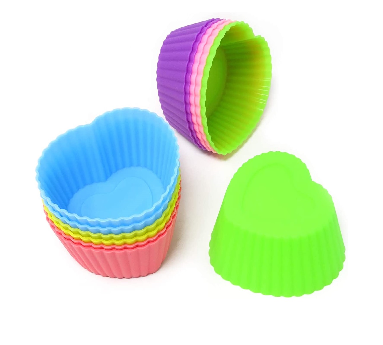 Protectores para 12 Cupcakes de Colores.