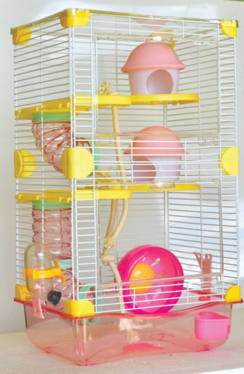 Jaula Casa Para Hamster Con Bebedero