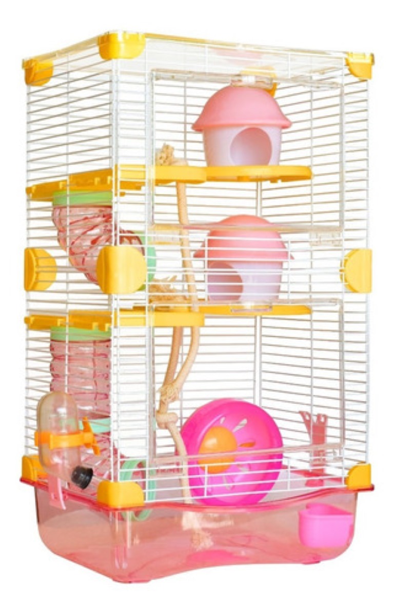 Jaula Casa Para Hamster Con Bebedero