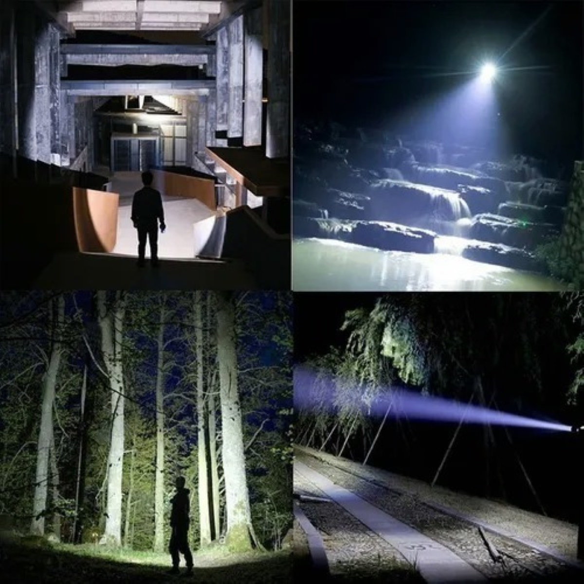 Linterna De Alcance Led 500m Potente