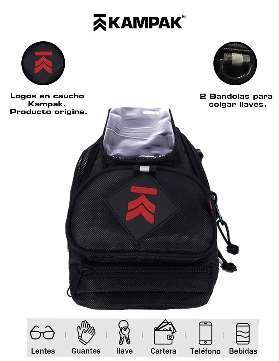 Tank Bag Moto Universal Kampak Kc15 Mochila Motociclista