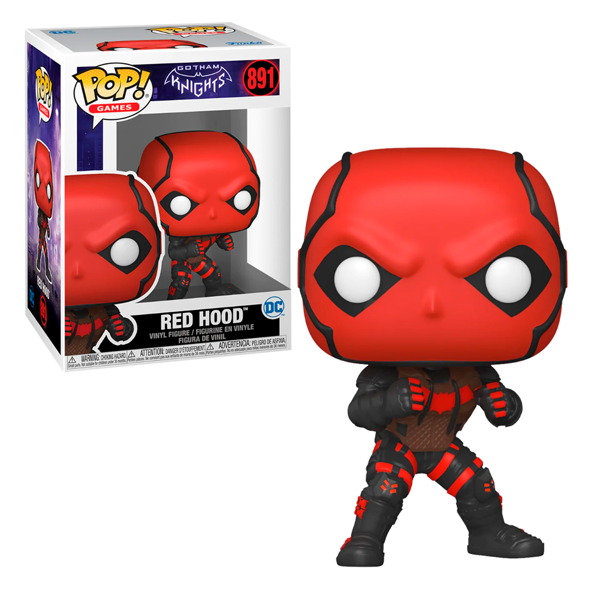 Funko Pop Red Hood #891 Gotham Knights DC Comics Figura Original