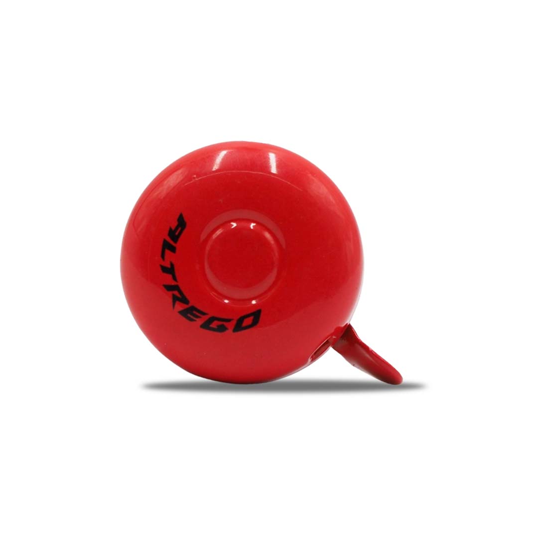 Timbre De Campana De Acero Para Bicicleta Ajustable Rojo