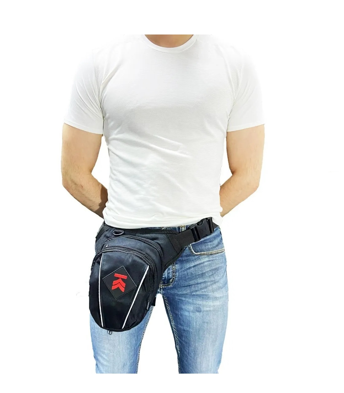 Piernera Motociclista Reflejante Expandible Moto Bici