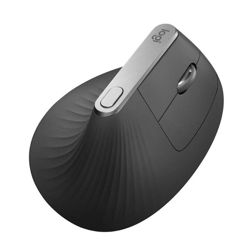 Mouse Ergonómico Logitech Óptico Mx Vertical Rf Inalámbrico Bluetooth 4000Dpi - Negro