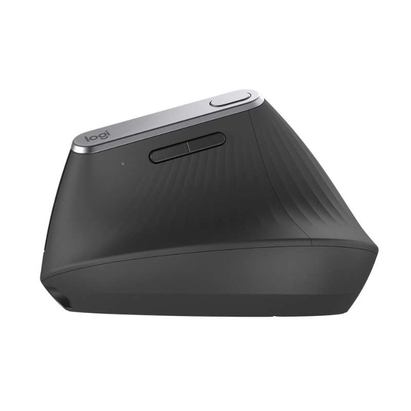 Mouse Ergonómico Logitech Óptico Mx Vertical Rf Inalámbrico Bluetooth 4000Dpi - Negro