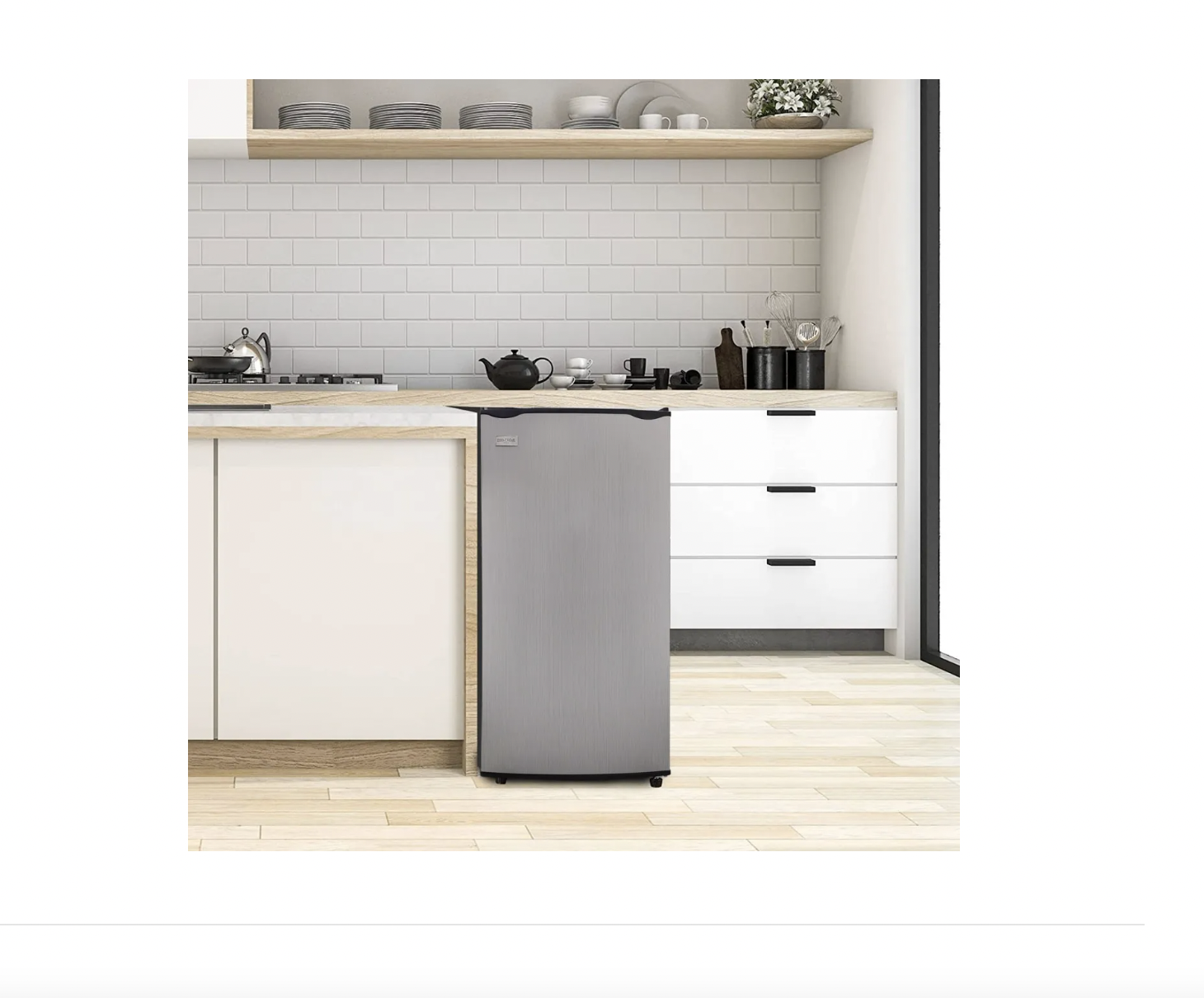 Frigobar Refrigerador Coolteche Freezer Acero 90l 3.2 Ft³