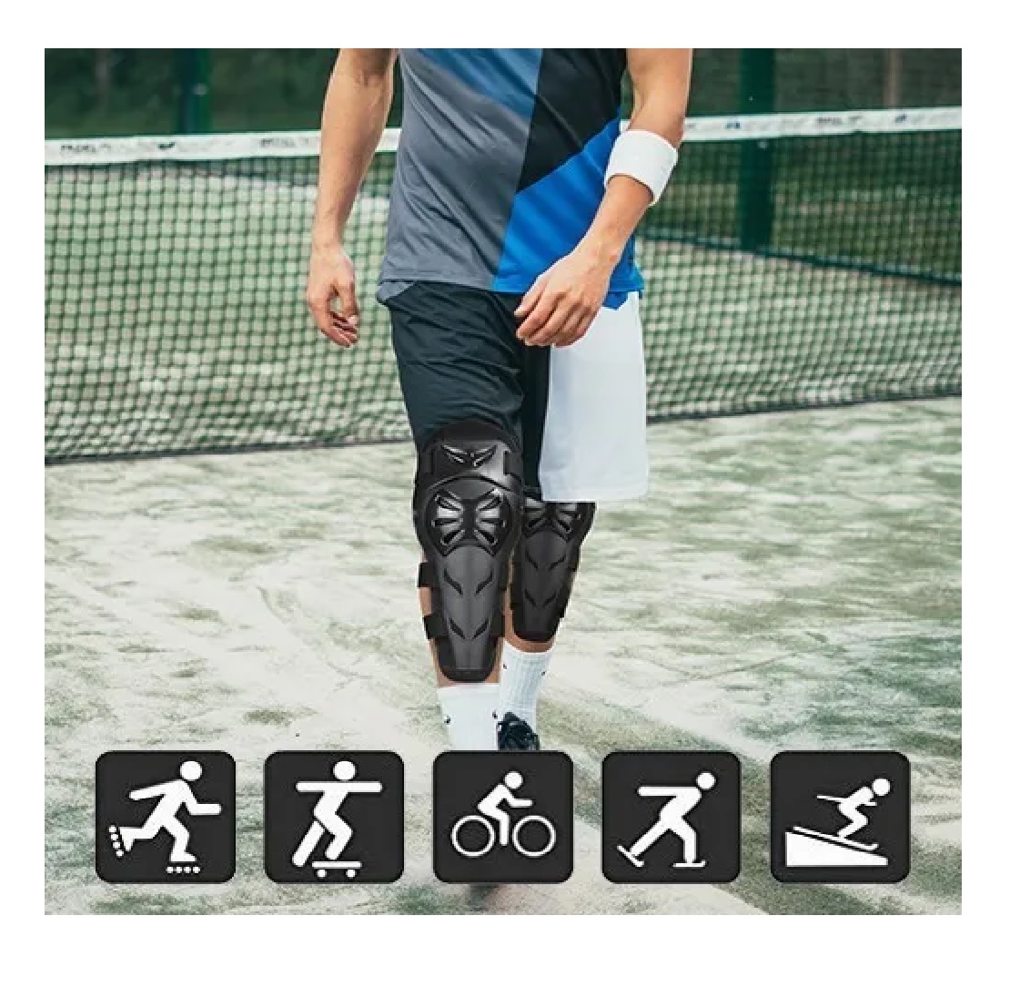 Rodilleras De Protección Para Motocicletas Y Bicicletas 6pcs