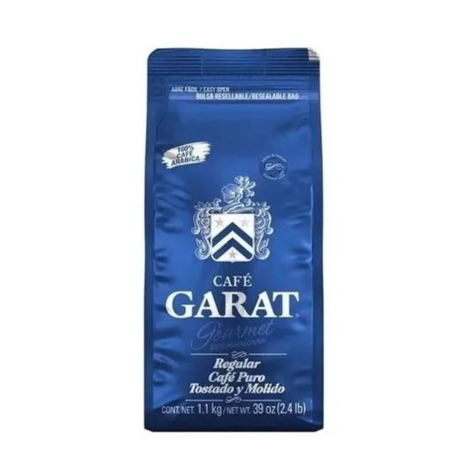 Café Gourmet Tostado y Molido 100% Mexicano Garat 1.1 Kg