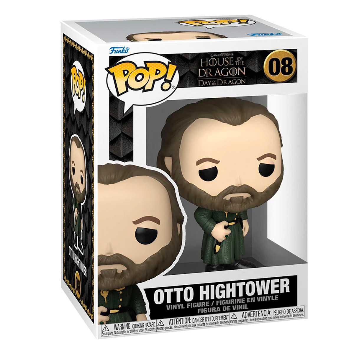 Funko Pop Otto Hightower #08 House Of The Dragon Figura Original