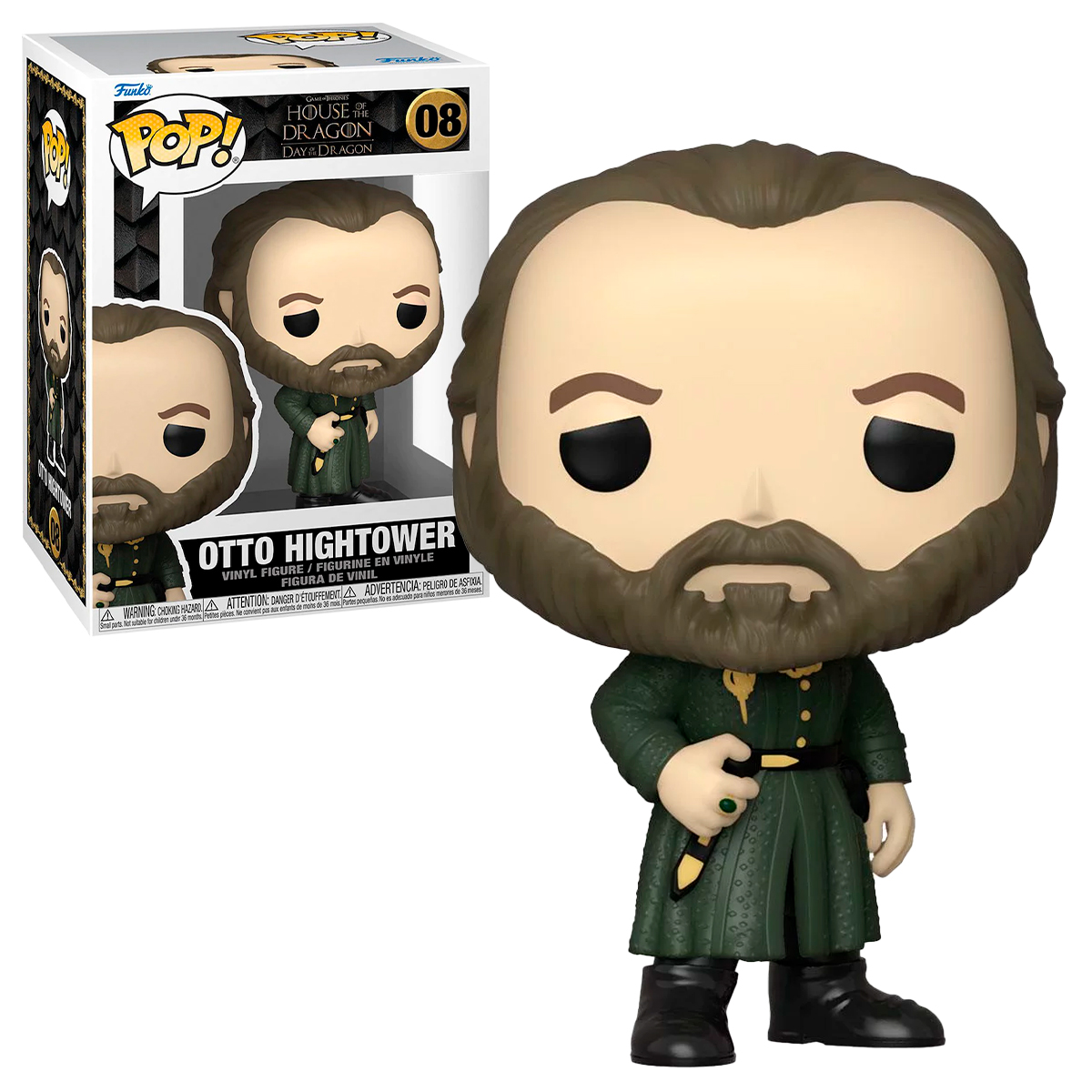 Funko Pop Otto Hightower #08 House Of The Dragon Figura Original