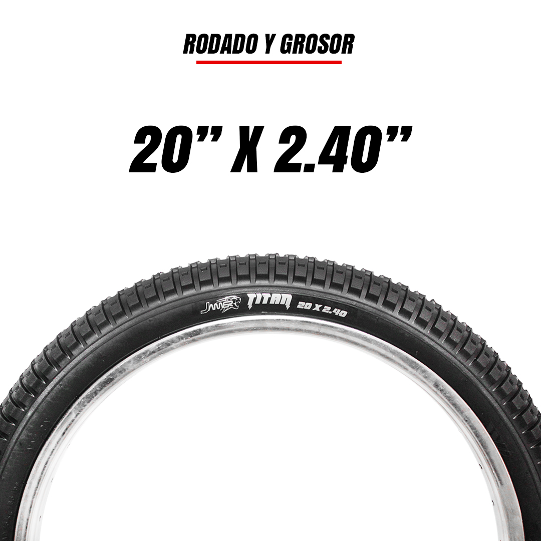Par Llanta Y Par Camara Bmx Bicicleta R20x2.40