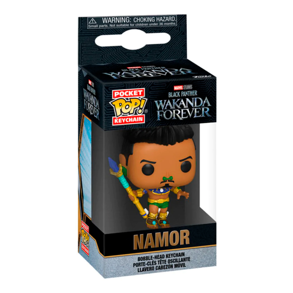 Funko Pop Llavero Namor Wakanda Por Siempre Marvel Figura Original