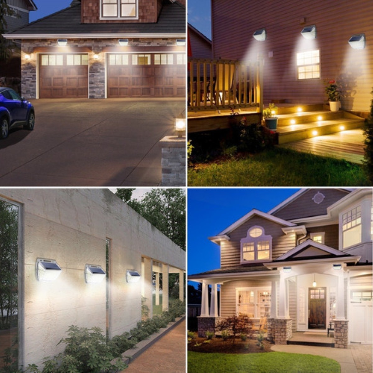 Lámpara Solar A Prueba De Agua Led