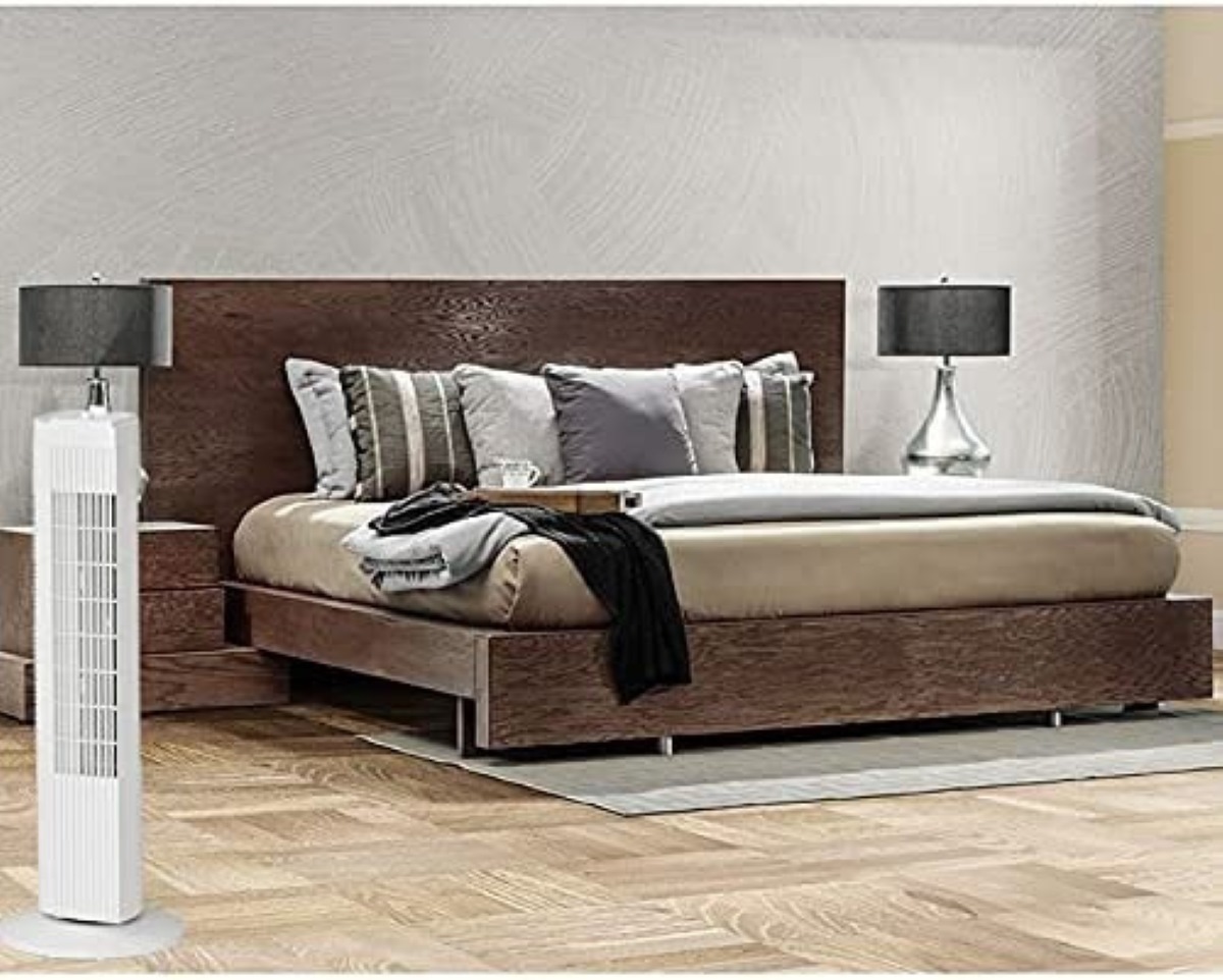 Ventilador De Torre Blanco