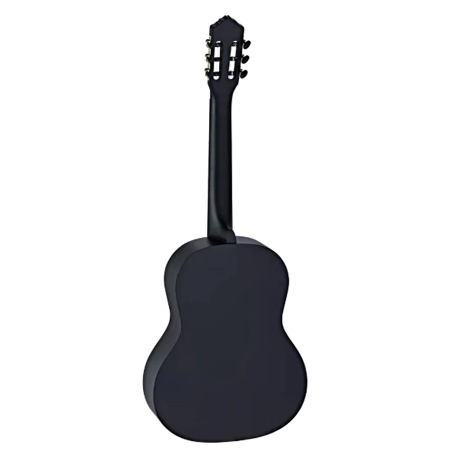 Guitarra Acústica Clásica Para Estudiante Ortega Guitars 4/4 Negra Mate