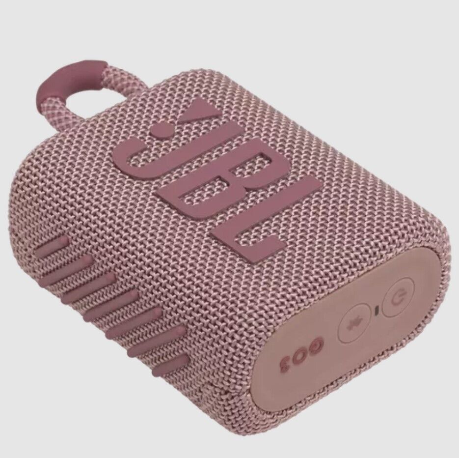 Bocina JBL Go 3 portatil con bluetooth   Color Rosa.