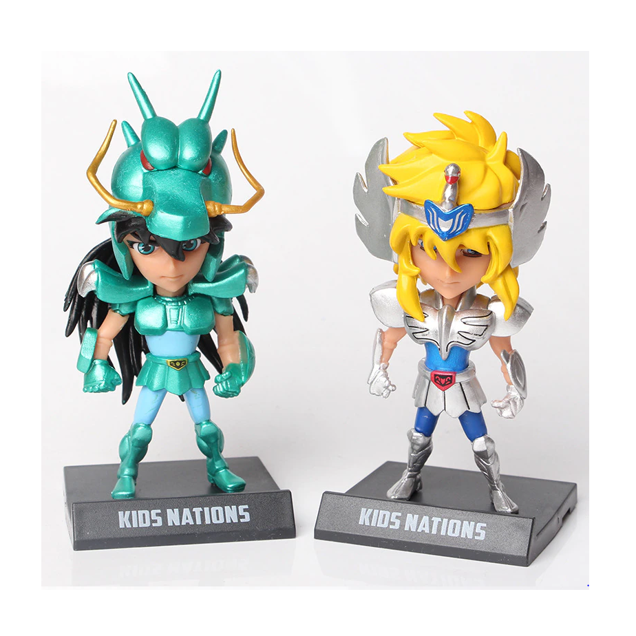 Kit 5 Juguetes Muñecos Figuras Caballeros del Zodiaco