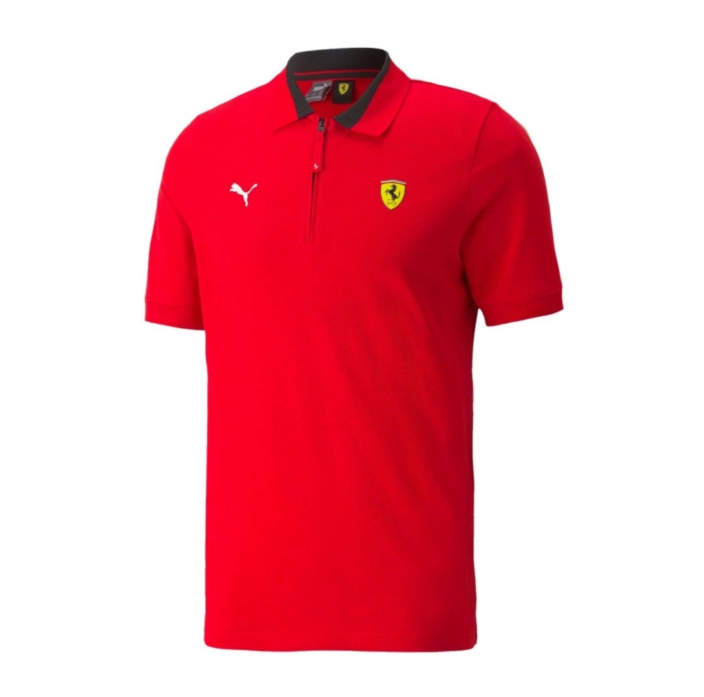 PLAYERA POLO FERRARI CIERRE PUMA