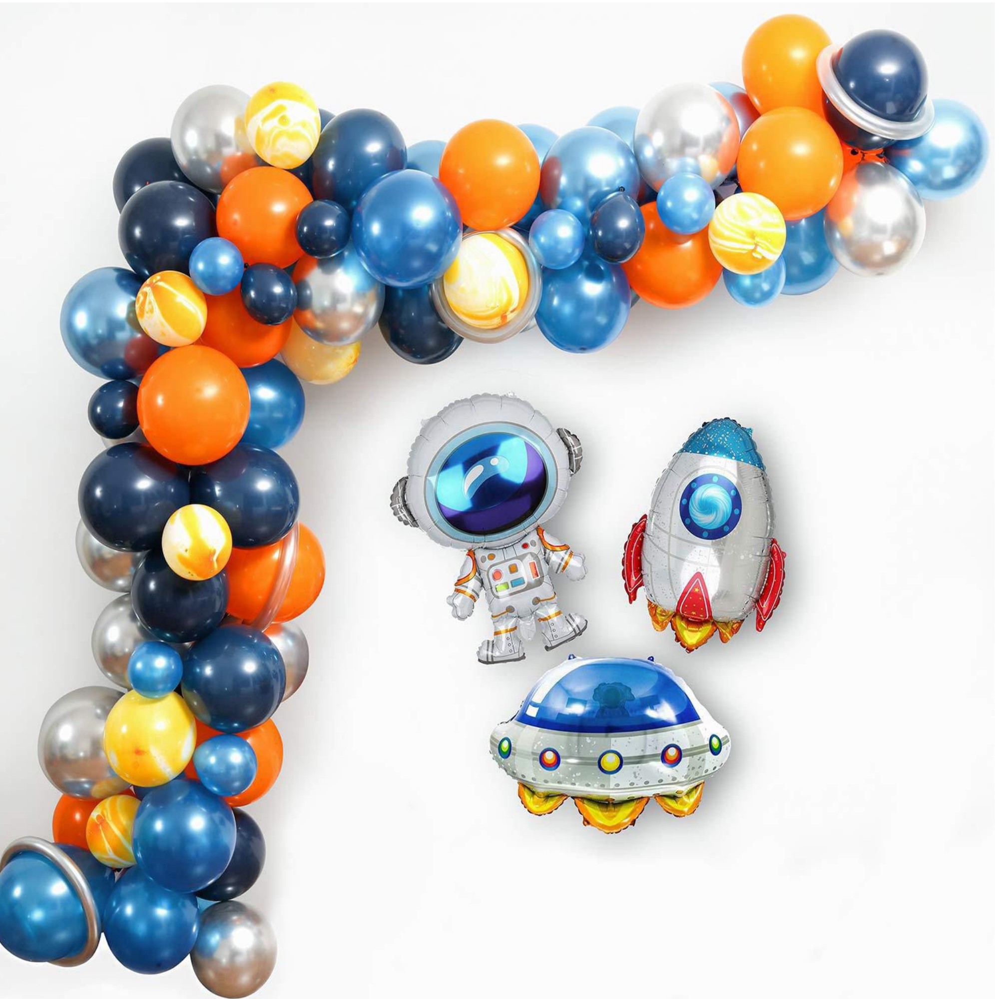 Globos De Cumpleaños Decoración Kit De Fiesta *ASTRONAUTA ESPACIO*