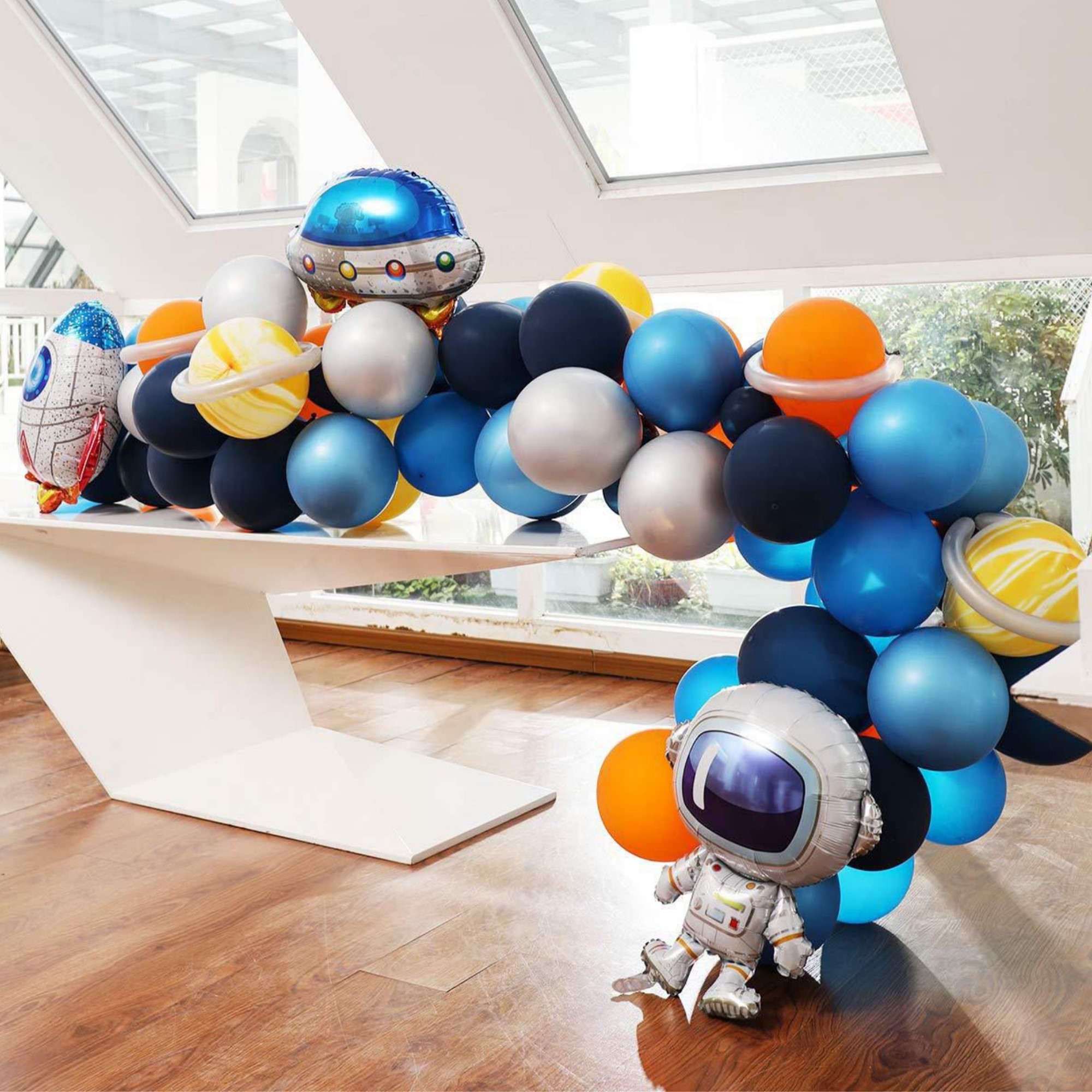 Globos De Cumpleaños Decoración Kit De Fiesta *ASTRONAUTA ESPACIO*