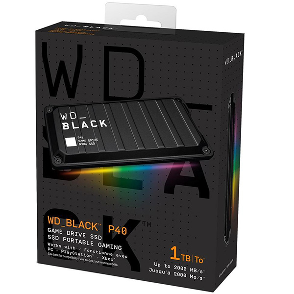 SSD Externo 1TB WD Black PS5 Xbox X S WDBAWY0010BBK-WESN
