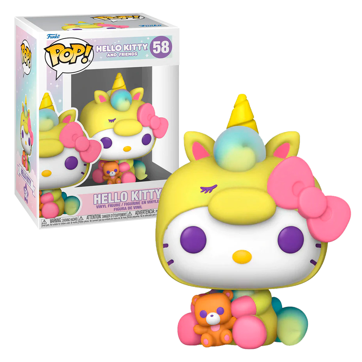 Funko Pop Hello Kitty Unicornio #58 Sanrio Hello Kitty Figura Original