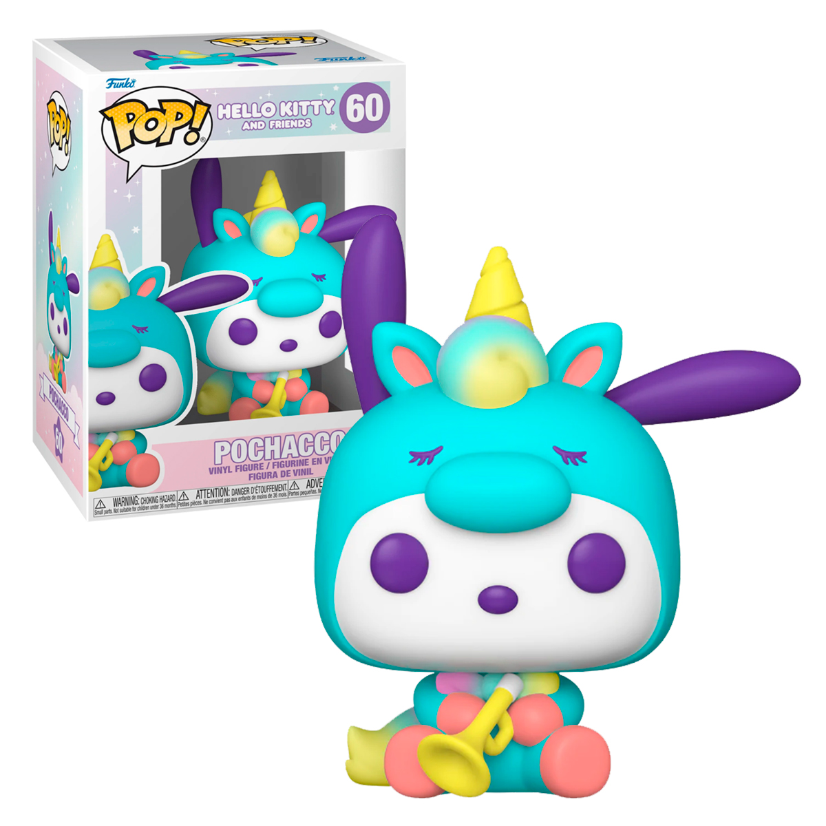 Funko Pop Pochacco Unicornio #60 Hello Kitty Sanrio Figura Original