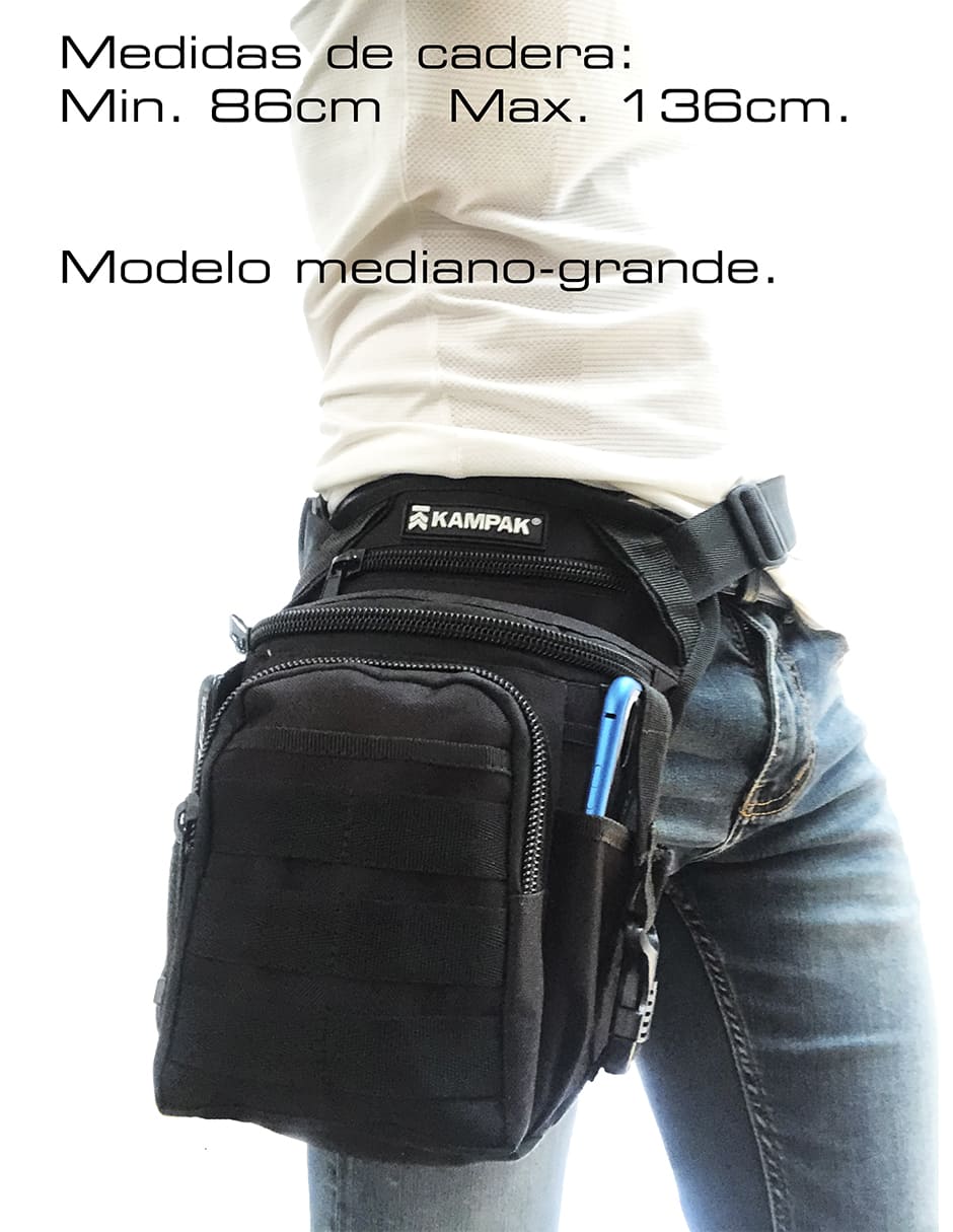Piernera Tactica Kampak Rt35 Modelo Grande Amplio Multiusos