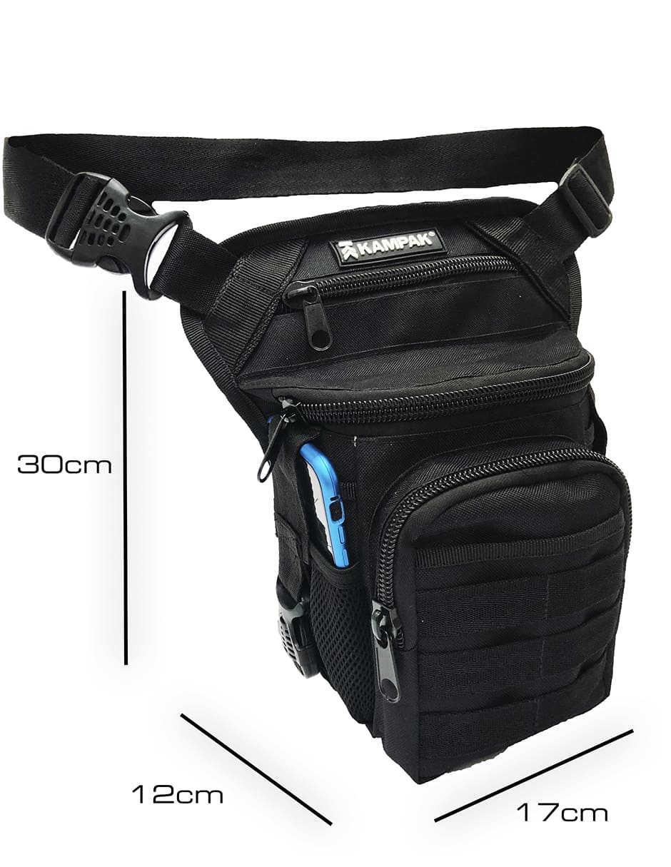 Piernera Tactica Kampak Rt35 Modelo Grande Amplio Multiusos