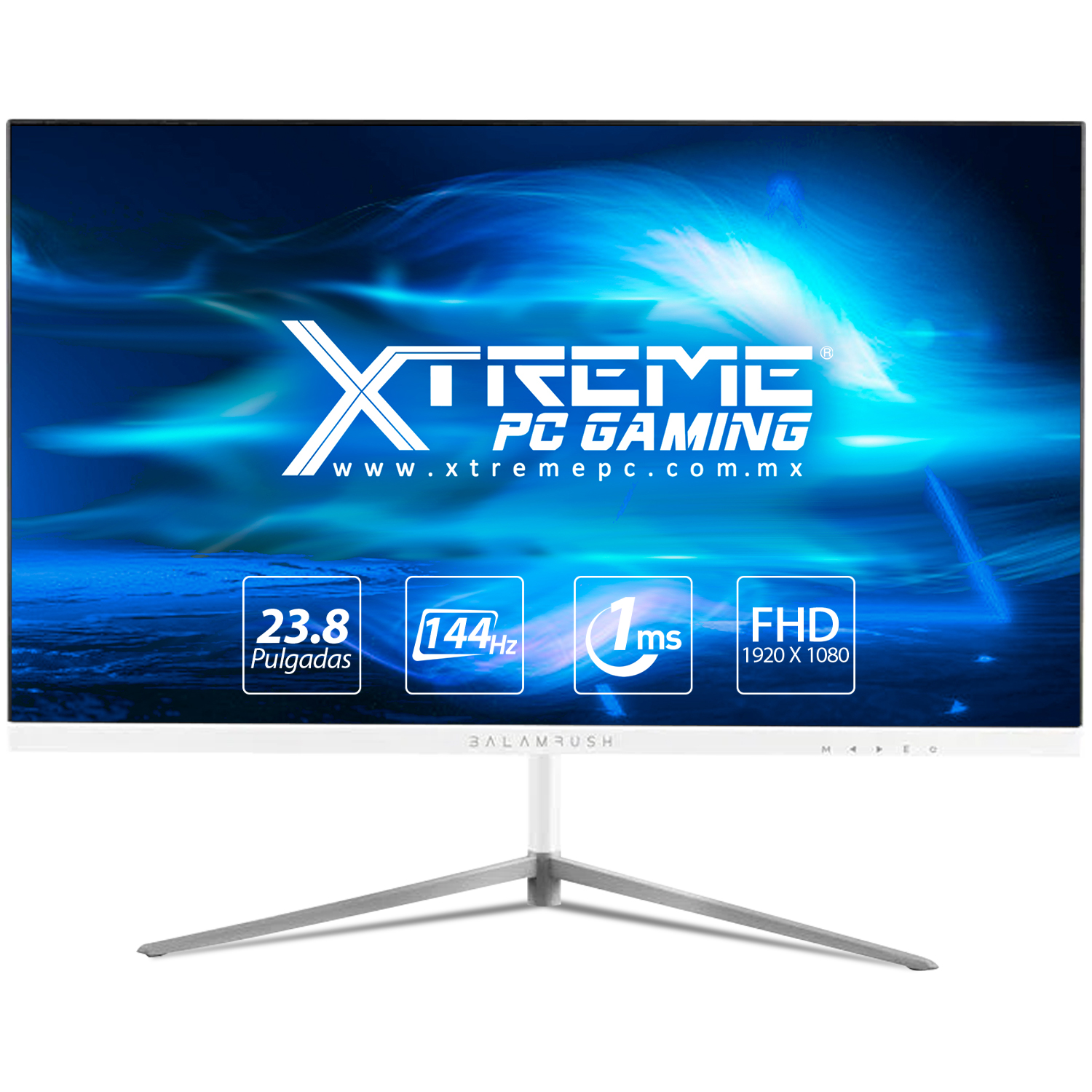 Xtreme PC Gamer Geforce RTX 2060 Ryzen 5 5500 16GB SSD 500GB Monitor 23.8 144Hz WIFI White 