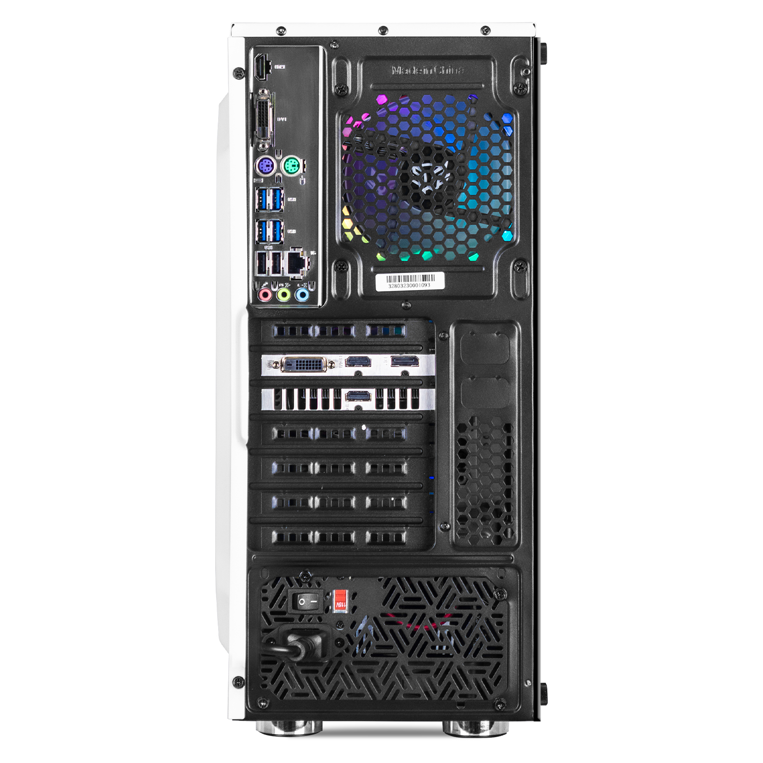 Xtreme PC Gamer Geforce RTX 2060 Ryzen 5 5500 16GB SSD 500GB Monitor 23.8 144Hz WIFI White 